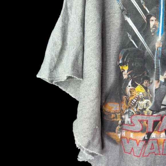 Star Wars: The Last Jedi Disney Parks Poncho Shirt, Size 3XL Plus Size Cape - Picture 6 of 13